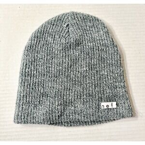 Neff Beanie Men's OS Heather Gray Logo Lightweight